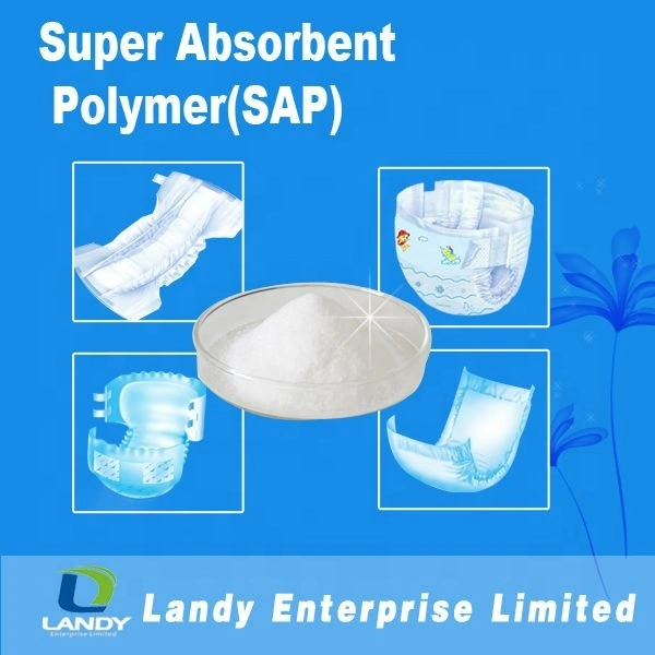 Raw Material Super Absorbent Polymer Good Quality Baby Diapers