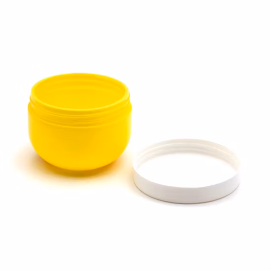 기본적인 주문화 호화스러운 화장품 포장 용기는 뚜껑을 가진 250ml 8oz 둥근 플라스틱 단지를 비웁니다